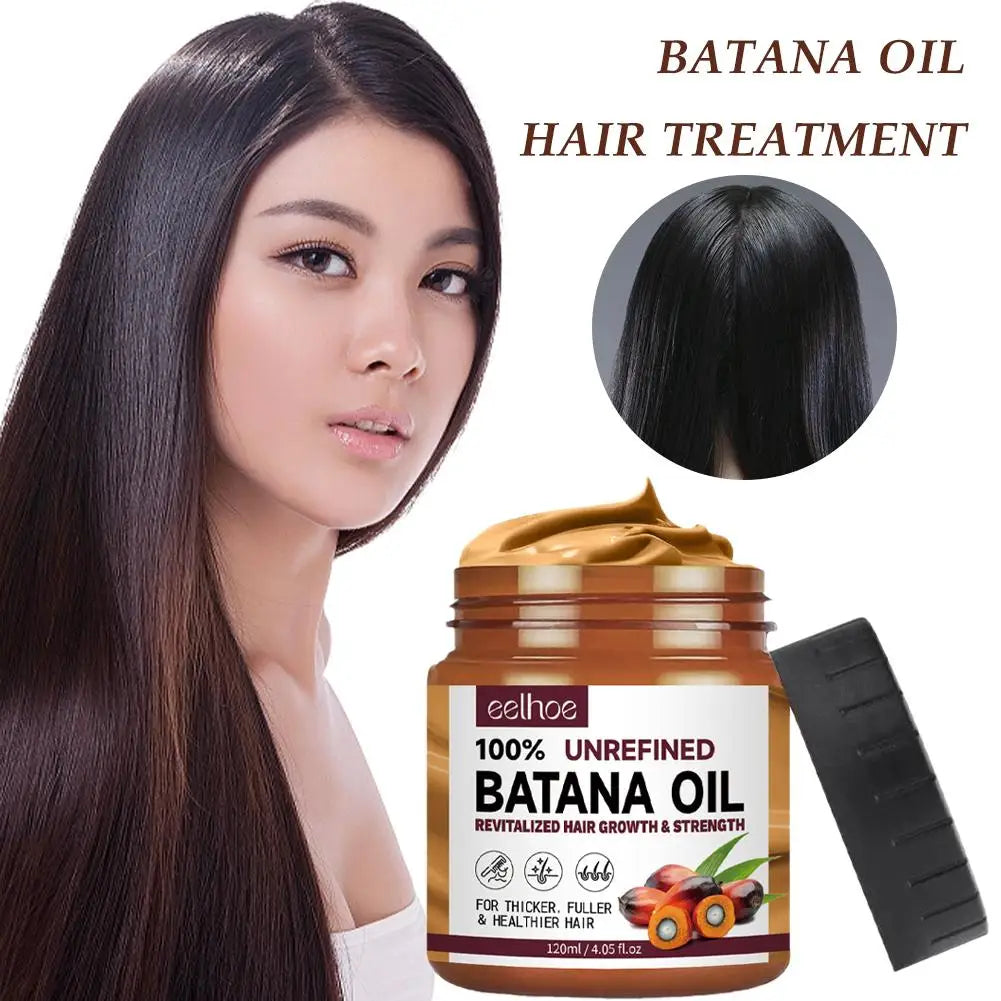 Organic Batana Oil for Hair Growth 100% Pure and Natural Batana Oil for Treating Hair Loss Anti-Breakage Hair